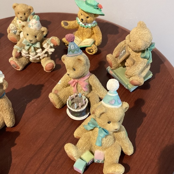 Priscilla Hillman Charished Teddy's birthday bears collection age 1-10 1992-2000 - Picture 4 of 8